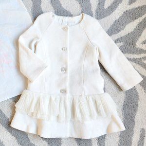 Ivory Wool Dressy Jacket 2T